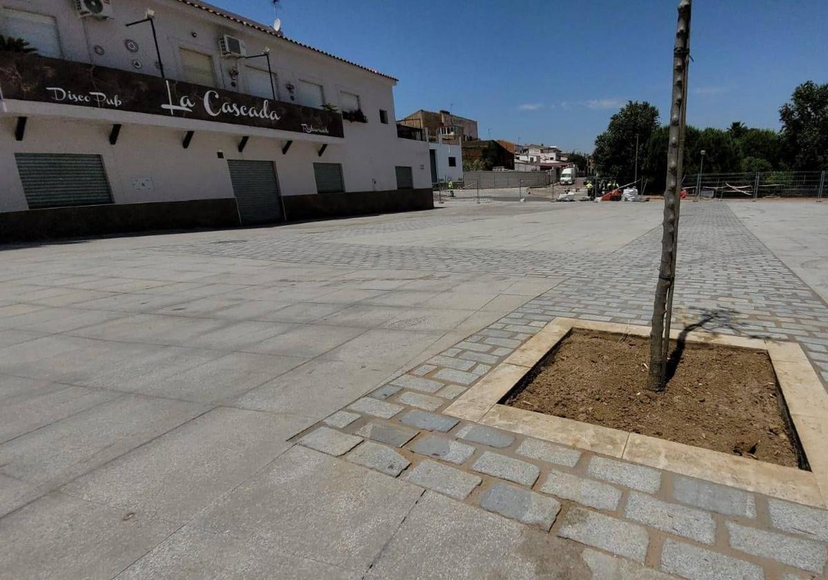 La plaza de las Piletas continúa su transformación