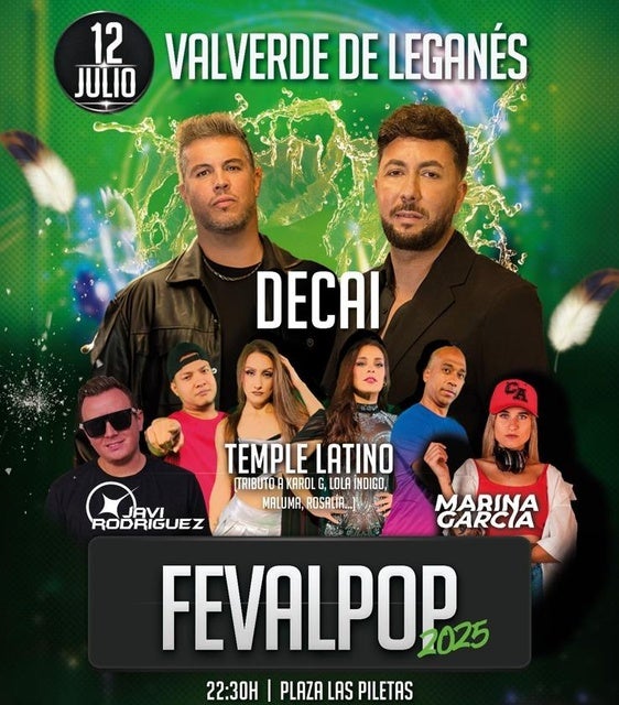 Decai será cabeza de cartel en el próximo Fevalpop