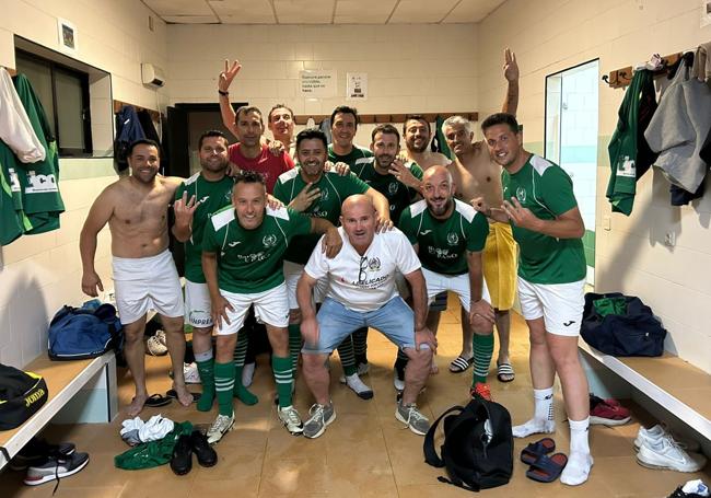 Celebración del último trinfo de la temporada