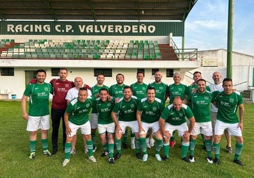 Foto del equipo antes del último encuentro de liga