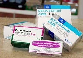 Varias cajas de paracetamol de disintas marcas (no se trata del producto contaminado)