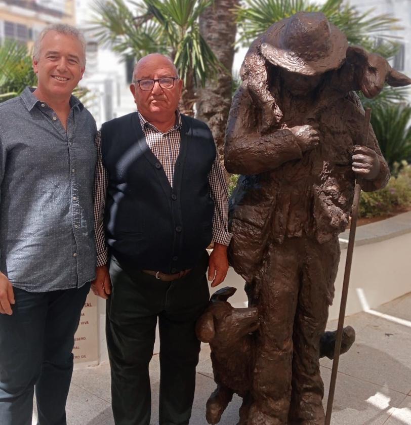 José Manuel Gamero, Manuel 'Calderón' y la escultura.