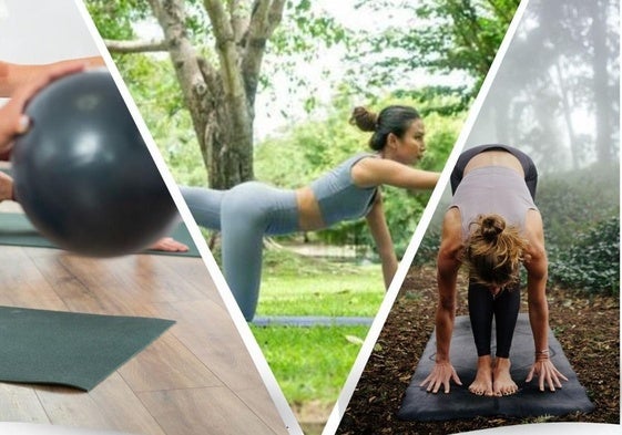 El pilates se traslada a la piscina durante el verano