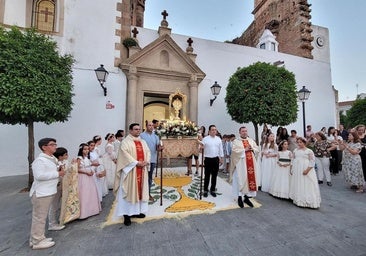 Inicio de la procesión del Corpus Christi