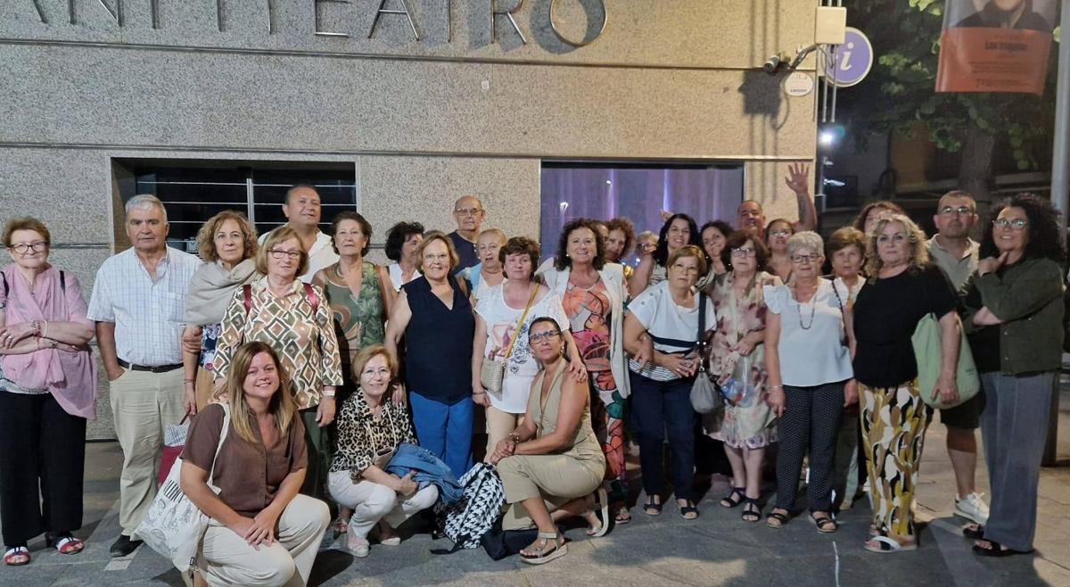 Algunos de los participantes en el viaje