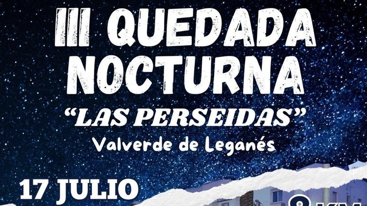 Este jueves tendrá la III Quedada Nocturna 'Las Perseidas'