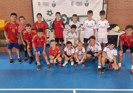 Finalistas en el torneo de benjamín y alevín