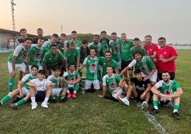 Los valverdeños celebran la victoria