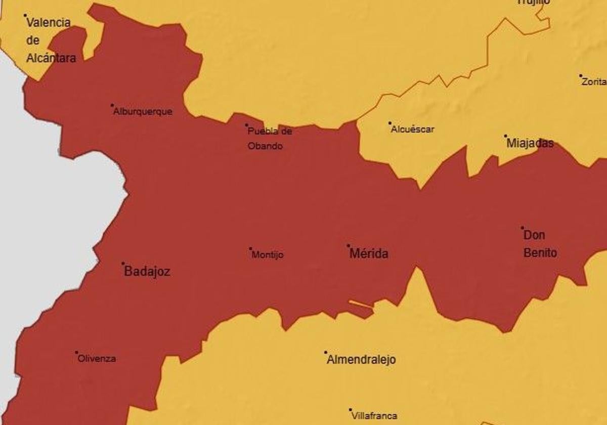 La alerta naranja pasa a roja este jueves