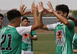 Celebración del gol del empate