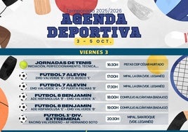 Actividades deportivas para el fin de semana