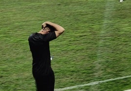 Alejandro Durán se lamenta de las ocasiones falladas