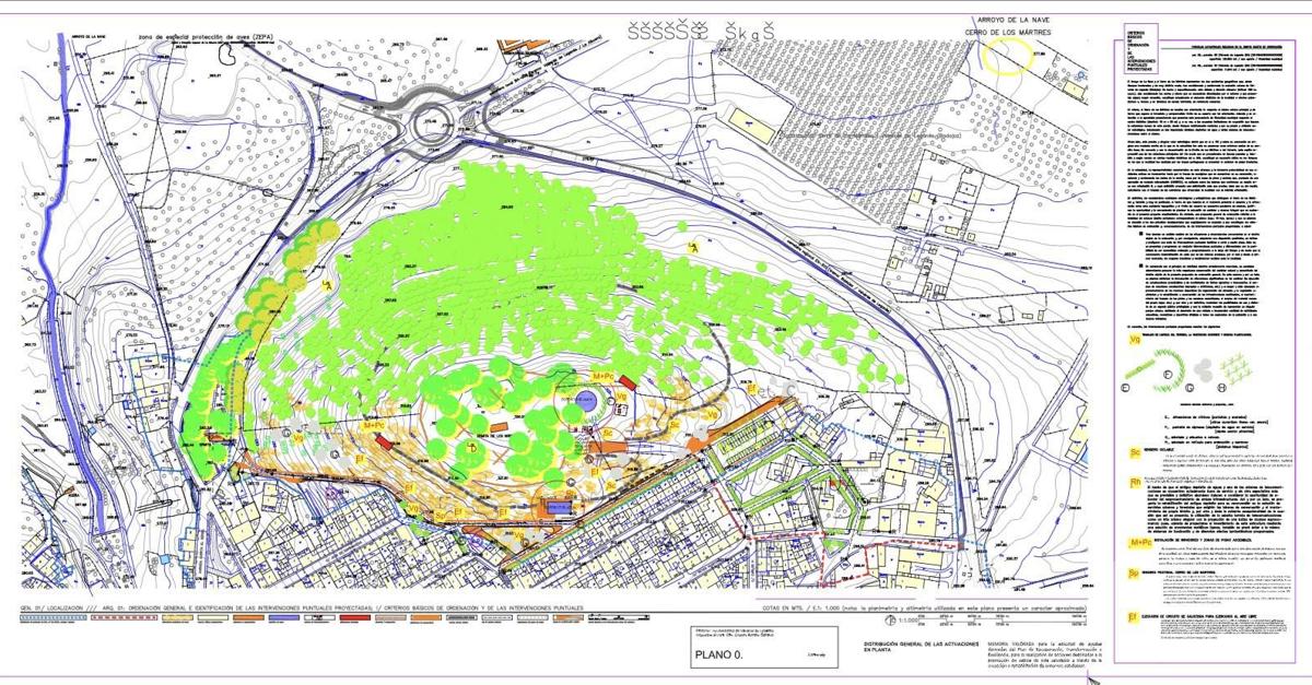 Aprobado el proyecto para la regeneración del Cerro de los Mártires