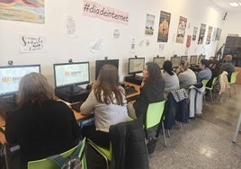 Durante uno de los talleres