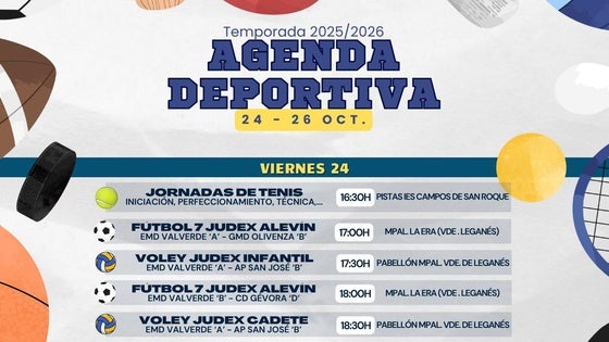 Actividades deportivas para el fin de semana