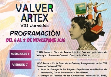 Del 5 al 9 de noviembre, VIII jornadas de ValverArtex