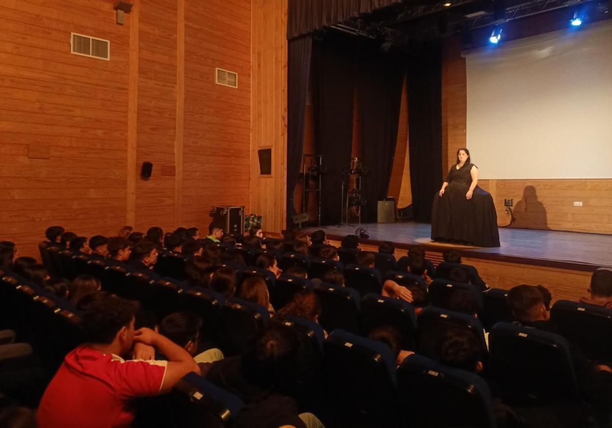 Durante la representación