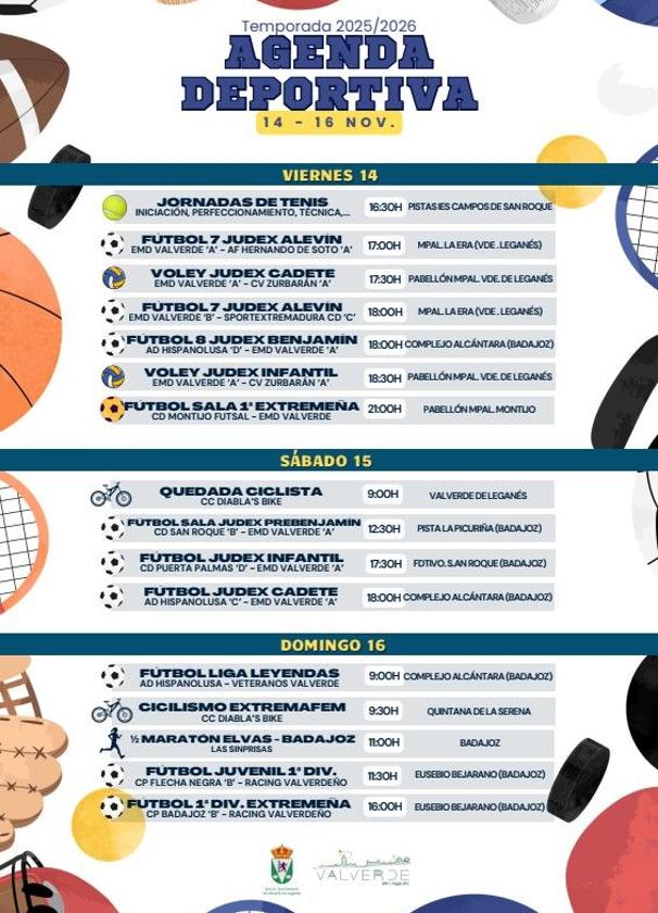 Actividades deportivas para el fin de semana