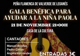 Esta noche es la gala flamenca en apoyo a Paola