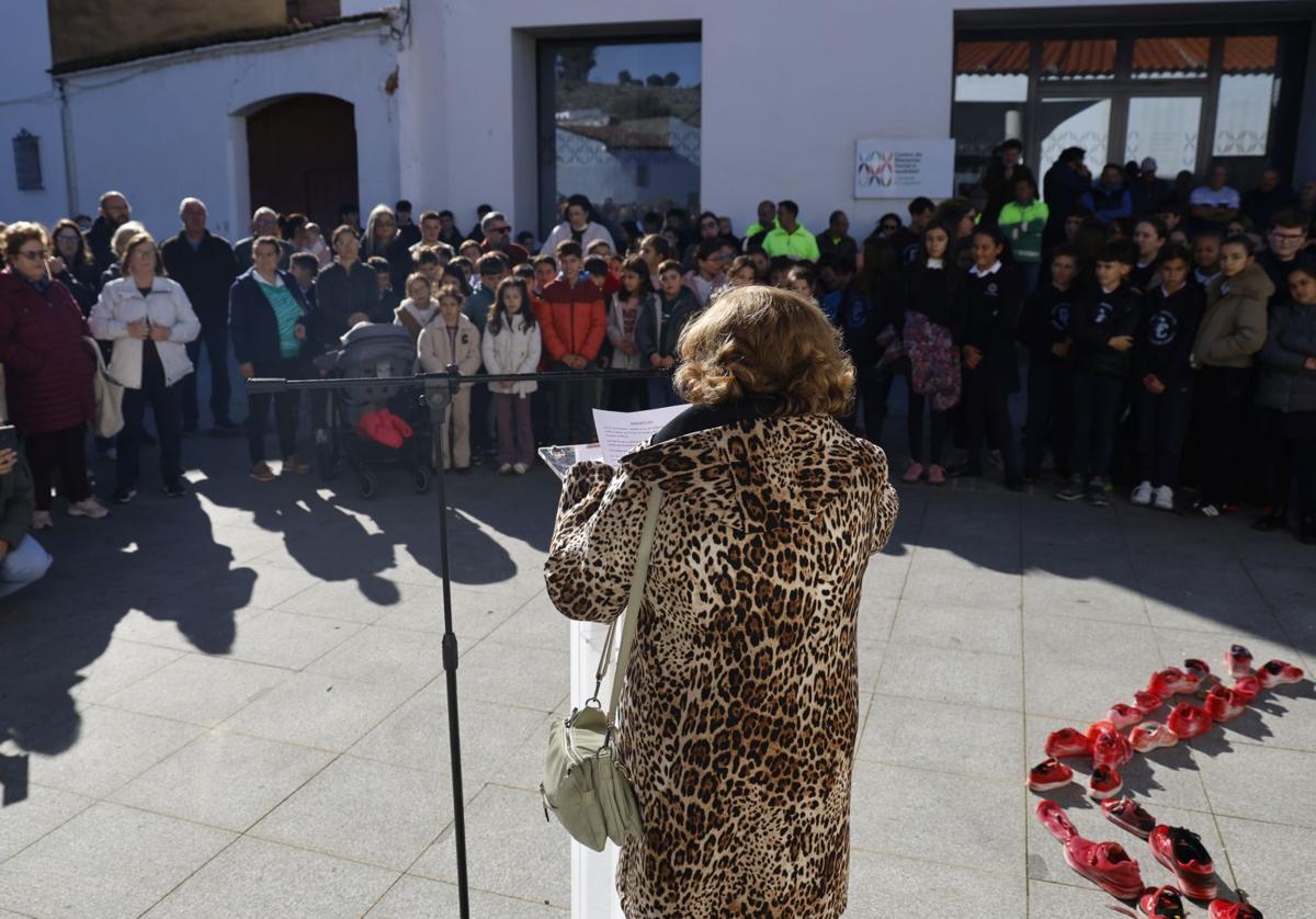 Lectura del manifiesto por Isabel Trejo