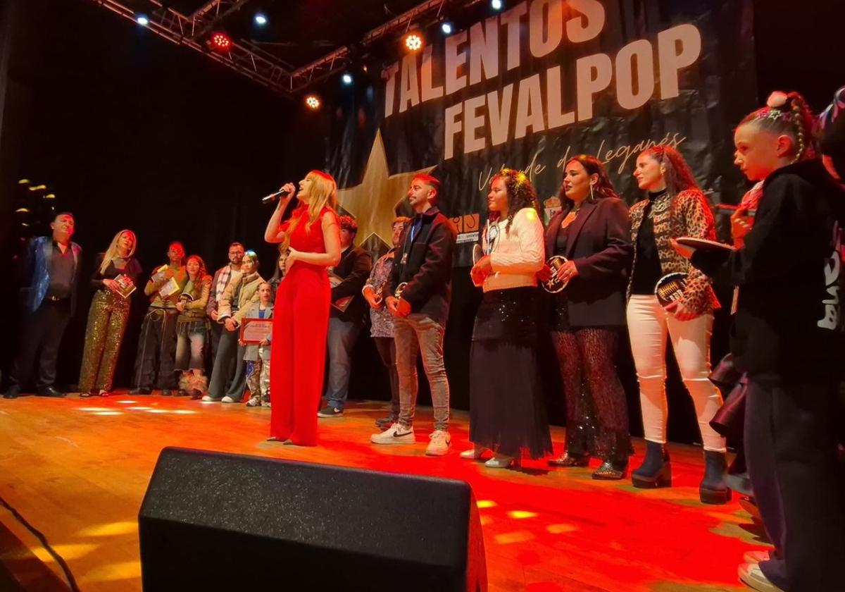 Actuación de María Galván, ganadora de esta edición