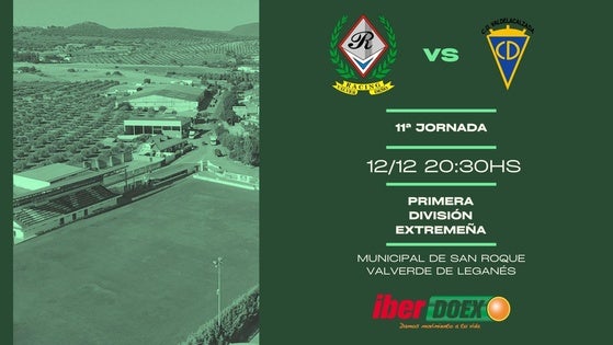 Este viernes regresa la Primera División Extremeña al Municipal de San Roque