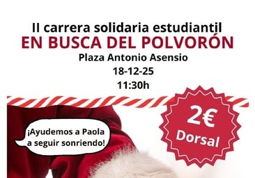 Este jueves es la segunda edición de la carrera solidaria estudiantil 'En busca del polvorón'