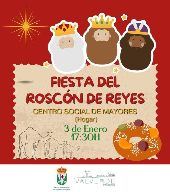 Los mayores tienen su fiesta del Roscón de Reyes esta tarde