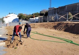 Durante los trabajos