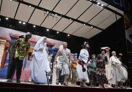 Actuación de Los Escusaos en el pasado Carnaval