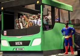 Durante la actuación de Los Esusaos