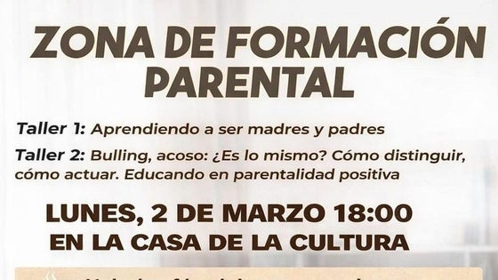 La jornada formativa organizada por las Ampas será el lunes 2 de marzo