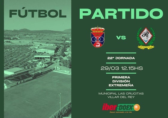 El Racing visita al Villar del Rey este Domingo de Ramos