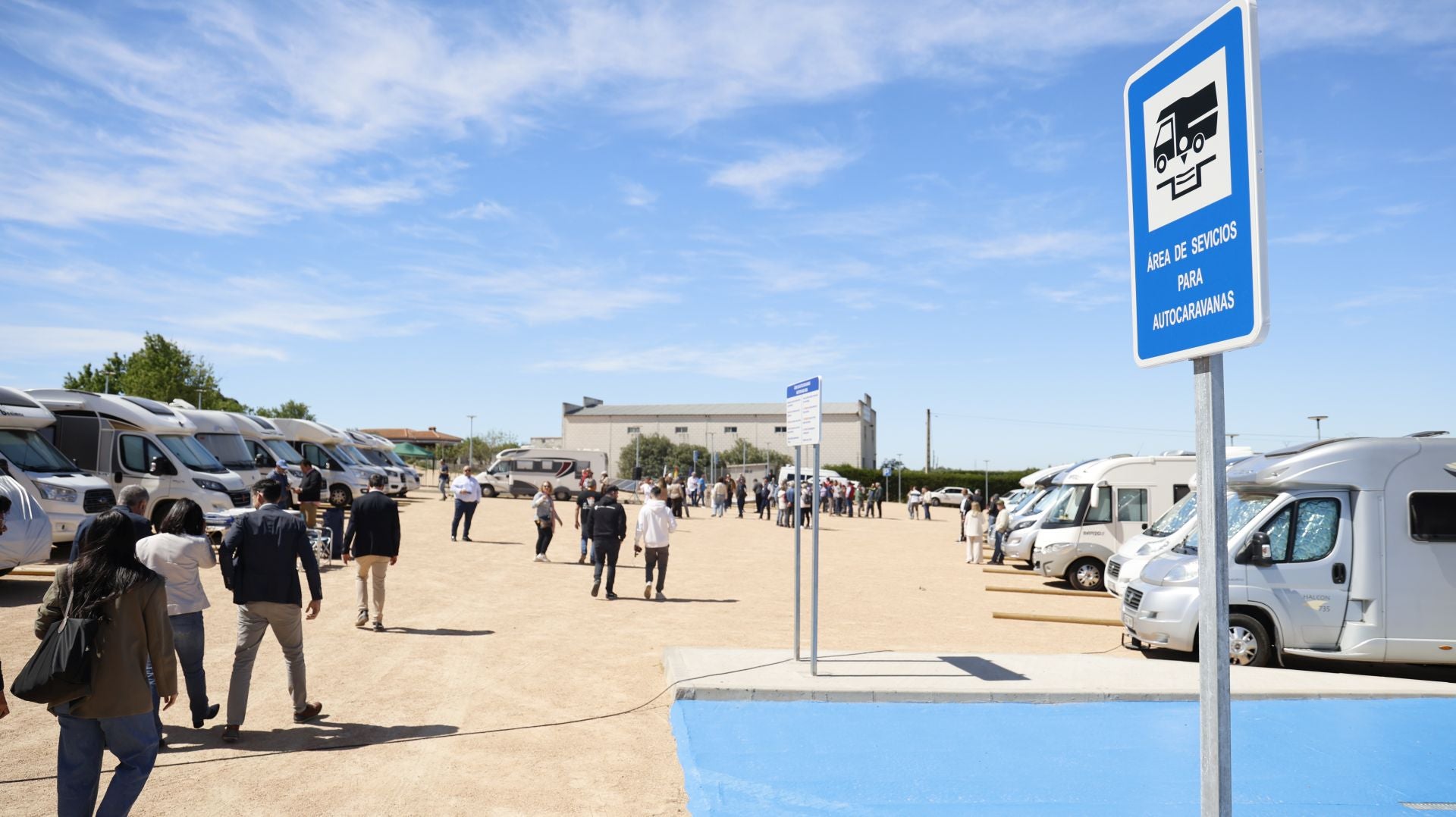 Inauguración del Parking de Autocaravanas