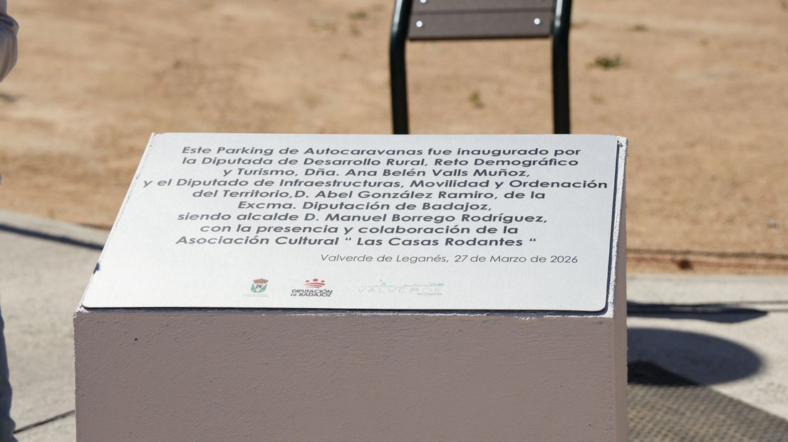 Inauguración del Parking de Autocaravanas