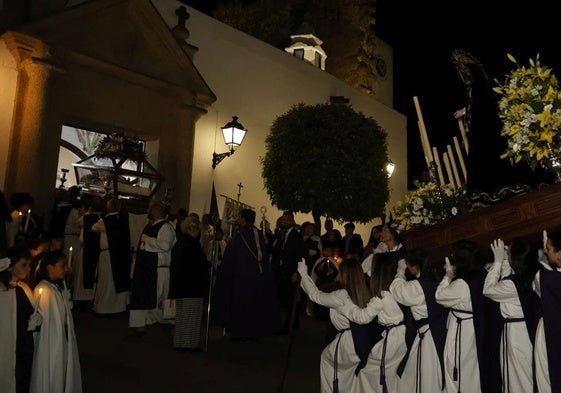 Llegada de la procesión del Santo Entierro del año pasado