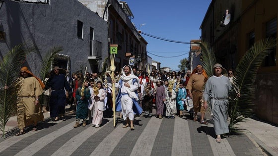 Valverde da la bienvenida a la Semana Santa con el Domingo de Ramos