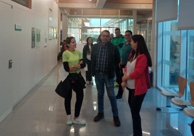 Esperando para la donación