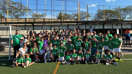 El benjamín de la EMD es campeón de liga