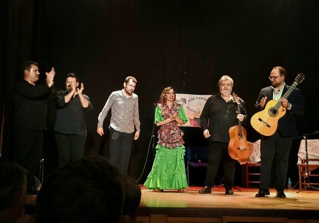Durante la actuación