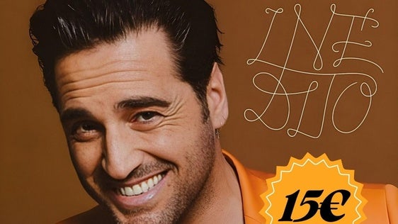 Siguen a la venta las entradas para el concierto de David Bustamante
