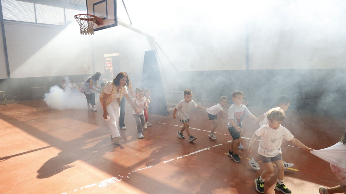 Simulacro de incendio en el César Hurtado