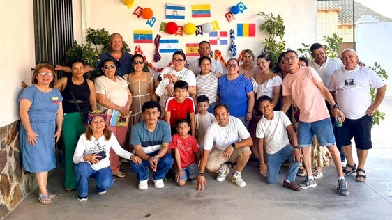 Algunos de los participantes en el encuentro