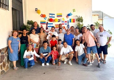 Algunos de los participantes en el encuentro