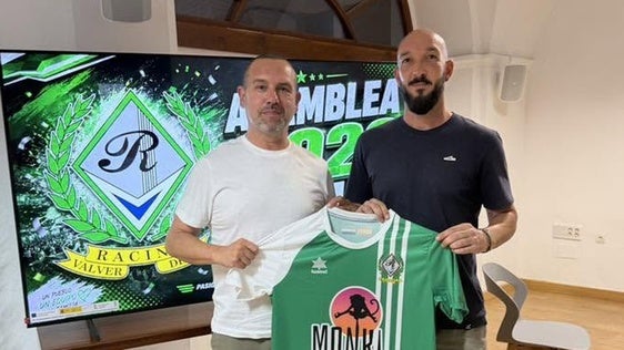 Presentación de Aitor Bravo como nuevo entrenador del Racing CP Valverdeño