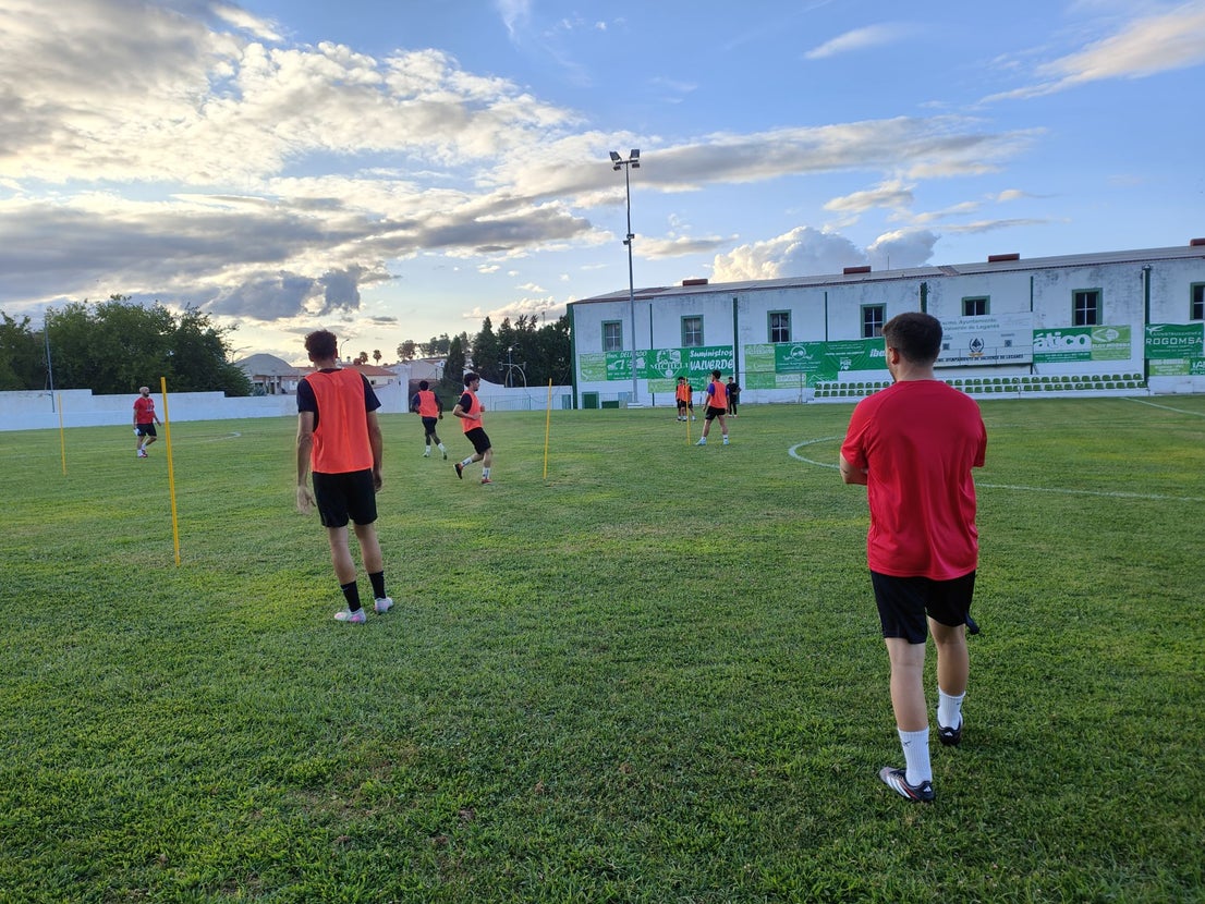 Primeros entrenamientos del Racing CP Valverdeño