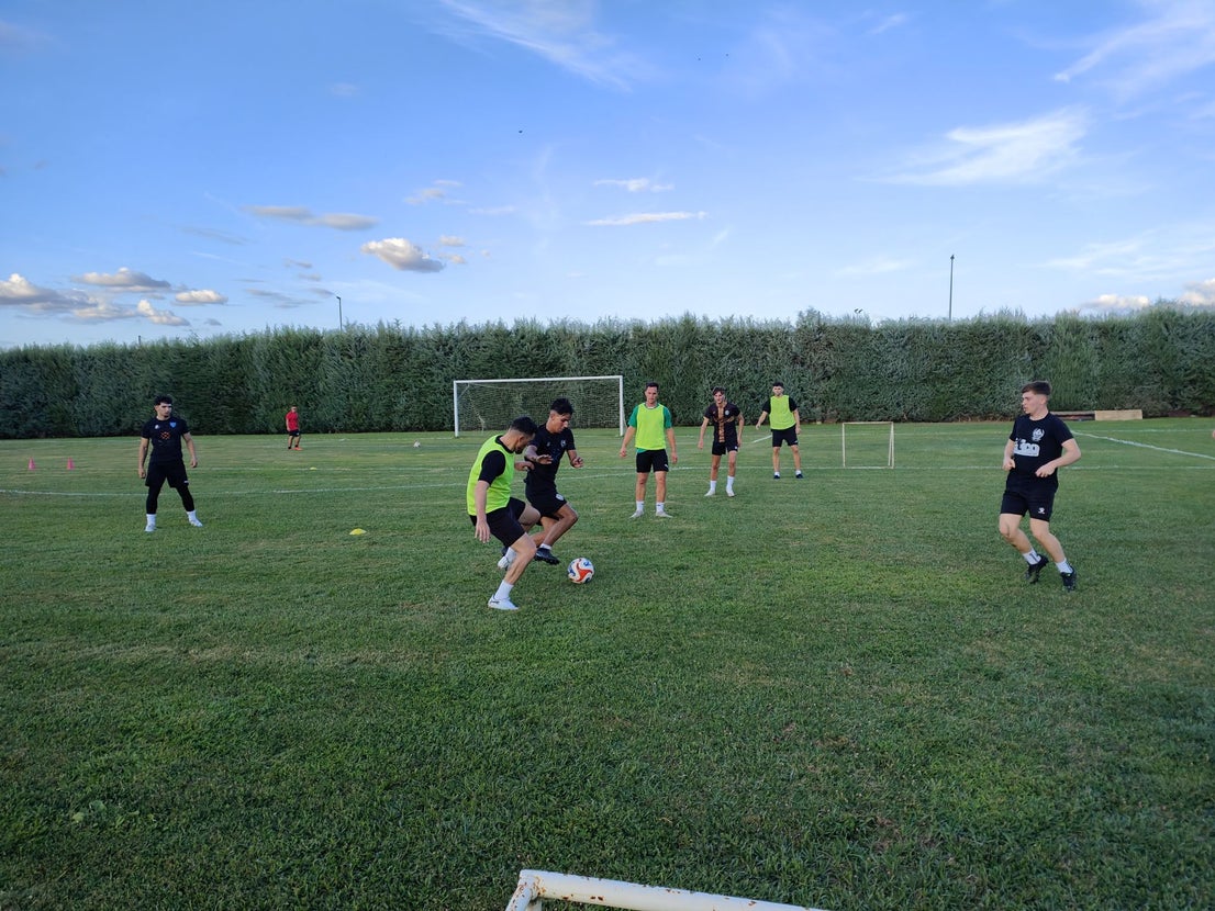 Primeros entrenamientos del Racing CP Valverdeño