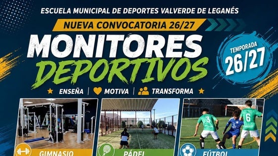 La Escuela Municipal de Deportes abre el plazo para nuevos monitores en la temporada 2026/2027