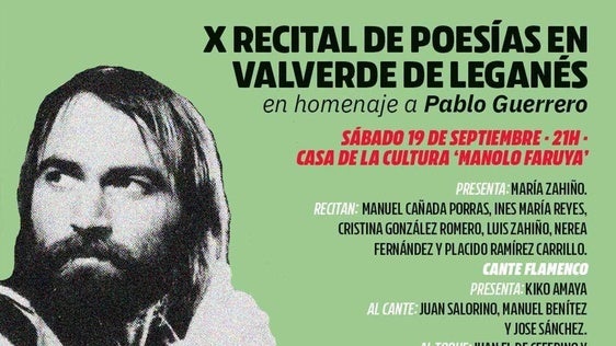La Casa de la Cultura acoge esta noche el X Recital de Poesías