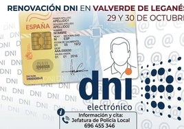 Nuevas jornadas de renovación del DNI
